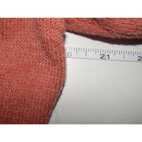 Pure Jill Peach Knit Dress sz M Drawstring Waist Cozy Lagenlook Staple Coastal - Picture 5 of 8